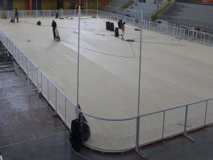 VI Championnat du monde junior de rink hockey masculin 2013: La piste prend forme